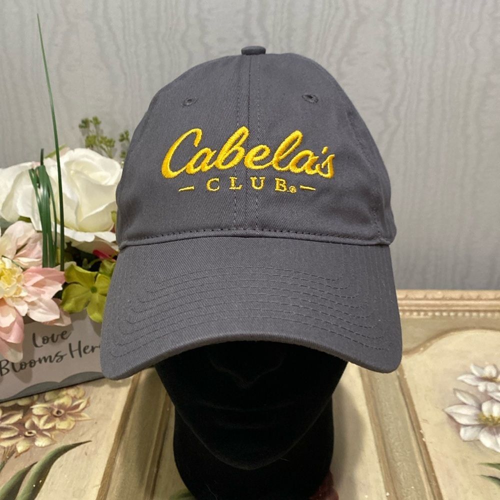Cabela’s Club Cap Hat Adjustable One Size Gray Unisex